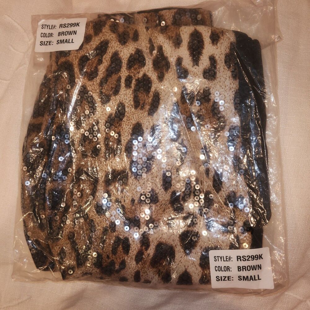 NWT Grey Lab x Anthropologie Sequin Leopard Print Midi Skirt Animal Print- Small - Picture 7 of 13